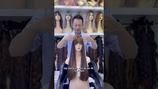 Tóc giả siêu da từ tóc thật #tocgia #hair #wigs #humanhairwig #tocgianu #tocgiadep #tocgiatrung