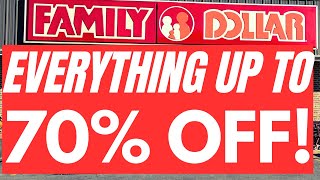 🔥70% OFF!!🔥 | 🤯FAMILY DOLLAR STORE CLOSING!!