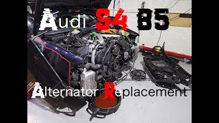 Audi s4 b5 Alternator Swap