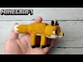 ASMR • Crafting Minecraft Fox with Satisfying Needlefelt Art
