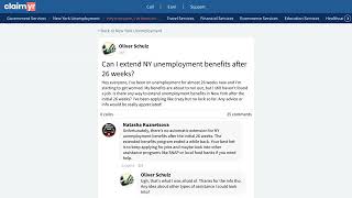 NYSDOL Unemployment How to Extend Benefits After 26 Weeks Complete Guide