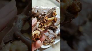 Viral date snickers bar🍫 #shorts #short #youtubeshorts #dessert #chocolate #viralvideo #trending