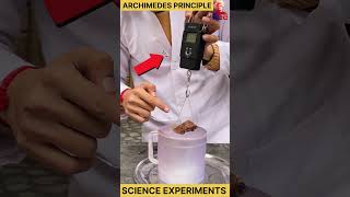 archimedes principle class 9 | science experiment | #automobile #physicsexperiment