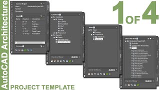 Project Template for AutoCAD Architecture - Part 1 of 4.