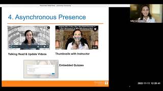 Sally Harris, PhD, on Strategies for Creating a Strong Instructor Presence in Asynchronous Classes