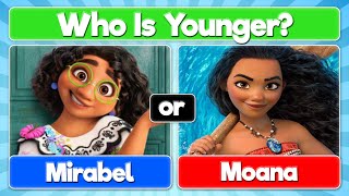 Guess Who's Younger | Disney Quiz