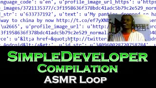 ASMR Loop: SimpleDeveloper - Compilation - Unintentional ASMR - 1 Hour