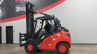 2012 Linde H45T 9000lb Pneumatic LPG Forklift STK 7175