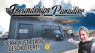 😍Der Hof auf Freundships Paradise ist fertig geschottert! Neues Licht für die Werkstatt🔥Bauvlog 46