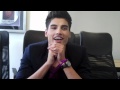 The Wanted's Siva Kaneswaran does his model looks for Sugarscape