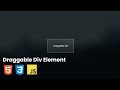 Crafting Draggable Divs Using HTML, CSS, and JavaScript