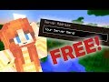 YOUR FREE MINECRAFT SERVER! | Minecraft YOUR FREE MINECRAFT SERVER! | Minecraft