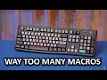 DIY 87-Key Macro Keyboard - Because he has too many keyboard shortcuts!