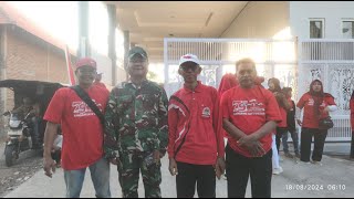 Persiapan Pemberangkatan Acara Jalan Sehat