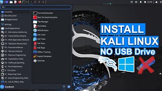 Install Kali Linux | No USB DVD or VM | Dual Boot With Windows | UEFI