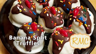 Randy Makes Banana Split Truffles