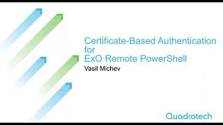 Certificate Based Authentication for Exchange Online Remote PowerShell | InfoSec Matters