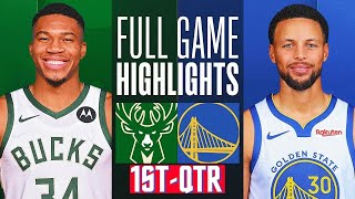 Milwaukee Bucks vs Golden State Warriors HIGHLIGHTS 1st -QTR HD | 2024 NBA season | 3/6/2024