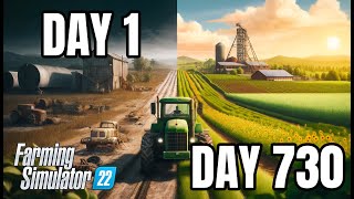 I Spent 2 Years Building Ultimate Farm From Scratch? | Farming Simulator 22