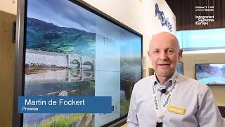 Prowise zeigt Fähigkeiten des neuen Touchscreens - Prowise shows capabilities of the new touchscreen