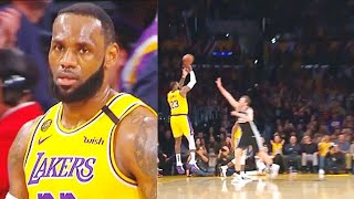 LeBron James Shocks Entire Lakers Crowd With Unreal 5 Threes In A Row! Lakers vs Spurs