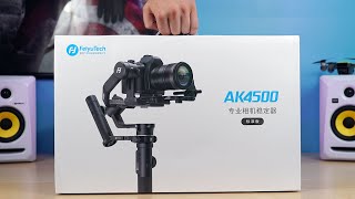 FeiyuTech AK4500 Gimbal Unboxing \u0026 Hands-On