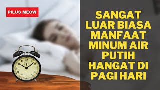 6 MANFAAT LUAR BIASA MINUM AIR PUTIH HANGAT DI PAGI HARI