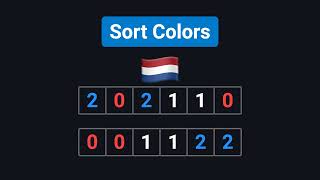 Sort Colors - LeetCode 75 - Python - Visually Explained