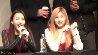 TWICE - 151220 1st Mini Album Fan Sign Event Opening Ment(Cheongnyangni) by Hanbang