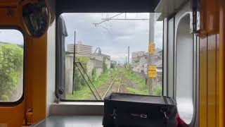 前面展望　豊肥本線　熊本〜東海学園前　815系NT5 鹿児島本線　熊本駅　肥後大津駅　JR九州 iPhone 運転士　電車　列車　鉄道　博多駅