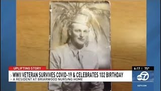 Rep. Hill and KATV Recognize 102 WWII COVID-19 Survivor