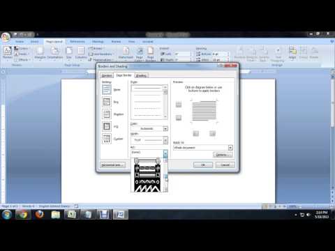How to Create a Frame for a Page in Microsoft Word : Tech Niche How to Create a Frame for a Page in Microsoft Word : Tech Niche