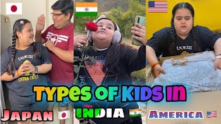 Types of Kids in India🇮🇳 vs Japan🇯🇵 vs USA🇺🇸 | The Most Viral Videos of 2022 #ytshorts #shorts