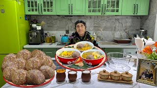 Kufta Bozbash - Delicious Dish with Beef Meatballs