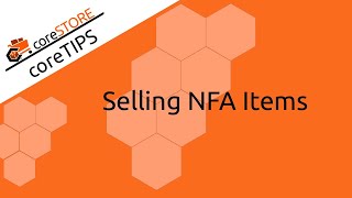 coreSTORE - Selling NFA Items