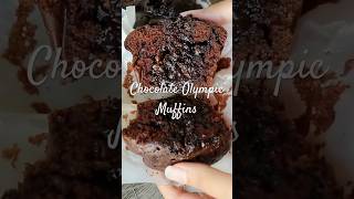 BEST Chocolate Olympic Muffins #chocolatemuffins #shortvideo #fyp