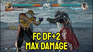 King FC DF2 - Body Breaker Combos | 89 Damage