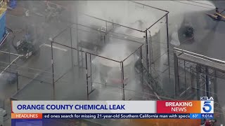 Thousands still evacuated amid Orange County toxic chemical leak that could lead to explosion