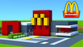 Minecraft Tutorial: How To Make A Modern McDonalds