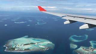 Airbus A330 Aeroflot - Посадка на Мальдивах / Maldives Landing