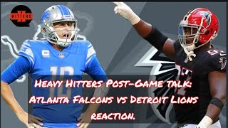 THEE HEAVY HITTERS LIVE!! Falcons vs. Lions Post-Game REACTION.
