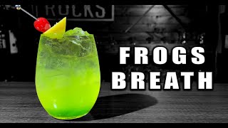 How To Make The Frogs Breath Layered Cocktail | Booze On The Rocks