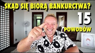 Dlaczego firmy bankrutują? *15 powodów*