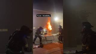 Fire Behavior Training. #firefighter #fireman #trainingvideo #firefighting #fireacademy #firetruck