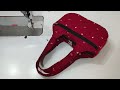 10 मिनट में बनाये खुबसूरत मार्केट जैसा हैंडबैग - zipper handbag cutting and stitching/ shopping bag