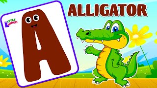 A to Z Animal Name | Kindergarten Learning Videos | Educational Videos For 5 Year Olds | Animals