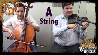 0.1 String Tuning Exercise for Orchestra: Violin, Viola, Cello, \u0026 Bass