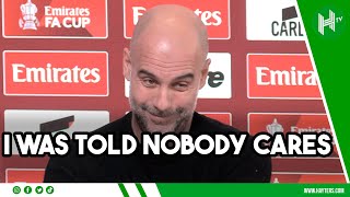Carabao Cup? I WAS TOLD NOBODY CARES! Pep on Liverpool’s triumph over Chelsea