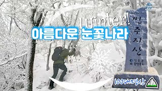 We invite you to the beautiful snow country!! ㅣ❄️ Minjoojisan Mountain in Yeongdong