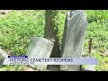 Historic African American cemetery reopens in Hagerstown